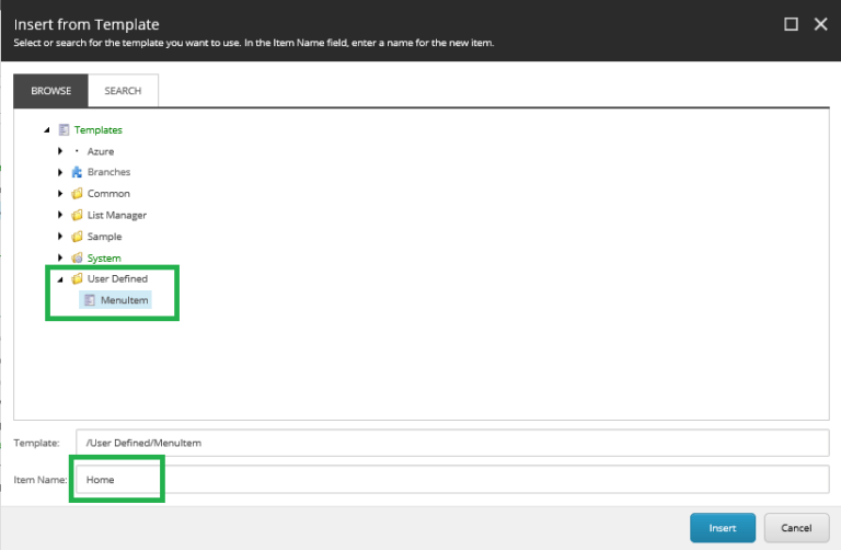 What is template and how to create it? | Sitecore Diaries