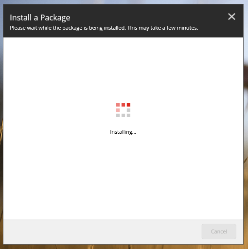 SitecorePackageInstallation