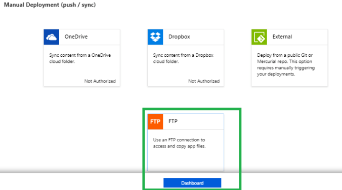 App Service FTP details1
